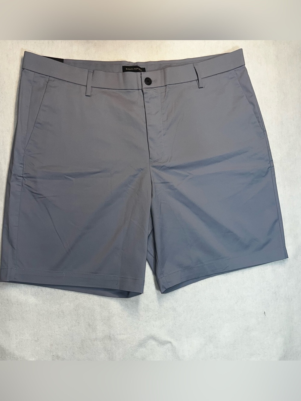 Banana Republic Stretch Chino Shorts Men’s Size 40 & 38 Blue Quick Dry 9” Inseam